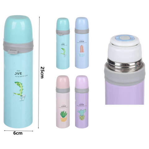 Termo Para Bebidas Calientes Hermético 500ml Diseño Variado