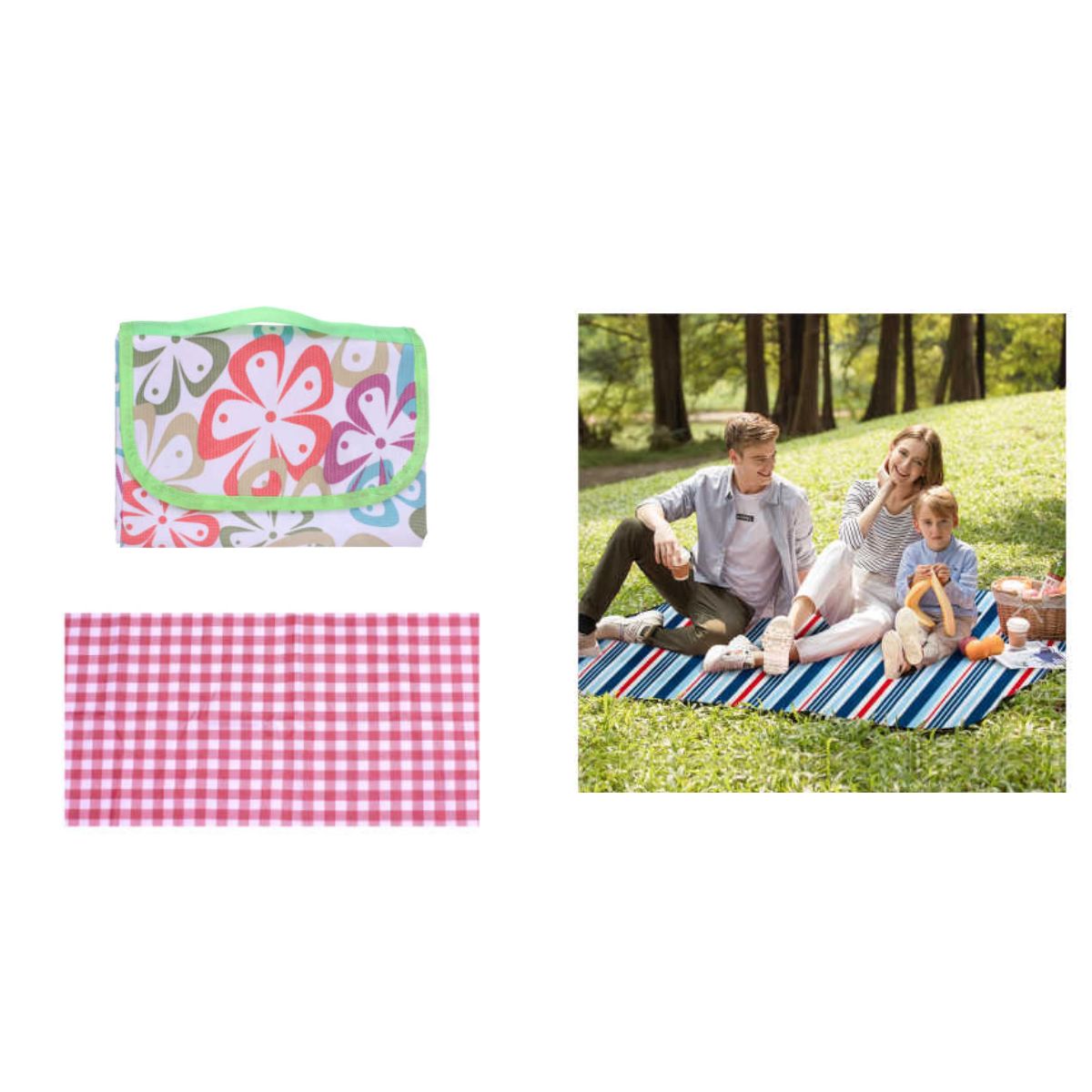 Estera de Picnic 150x180cm - Diseños Variados, Impermeable y Compacta