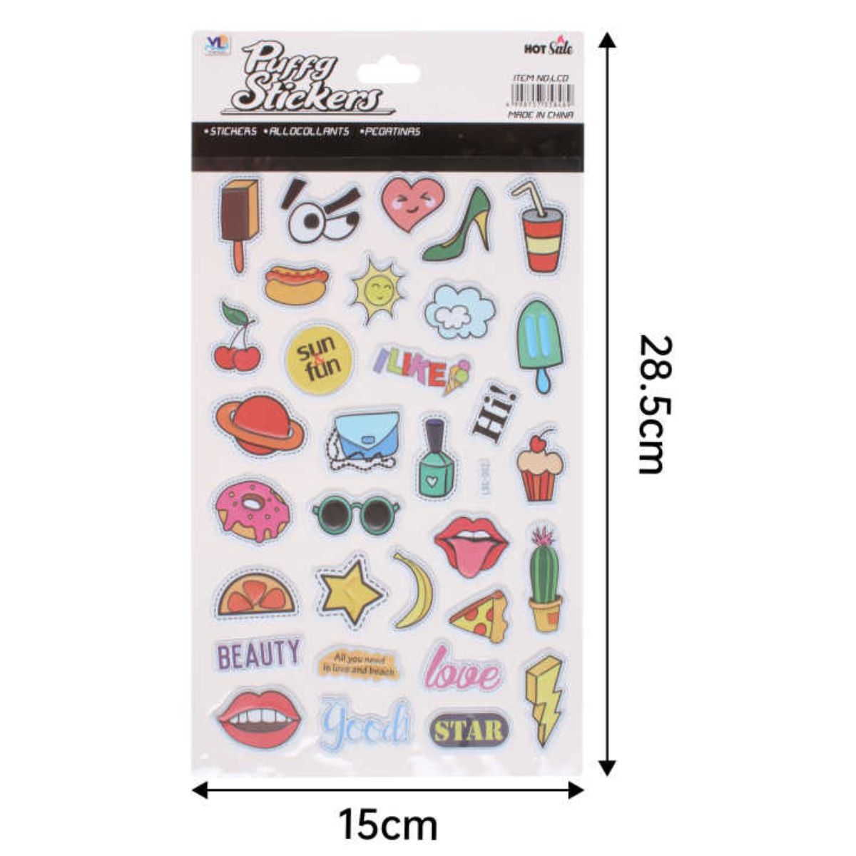 Stickers Burbuja de Moda y Belleza - Estilo y Glamour