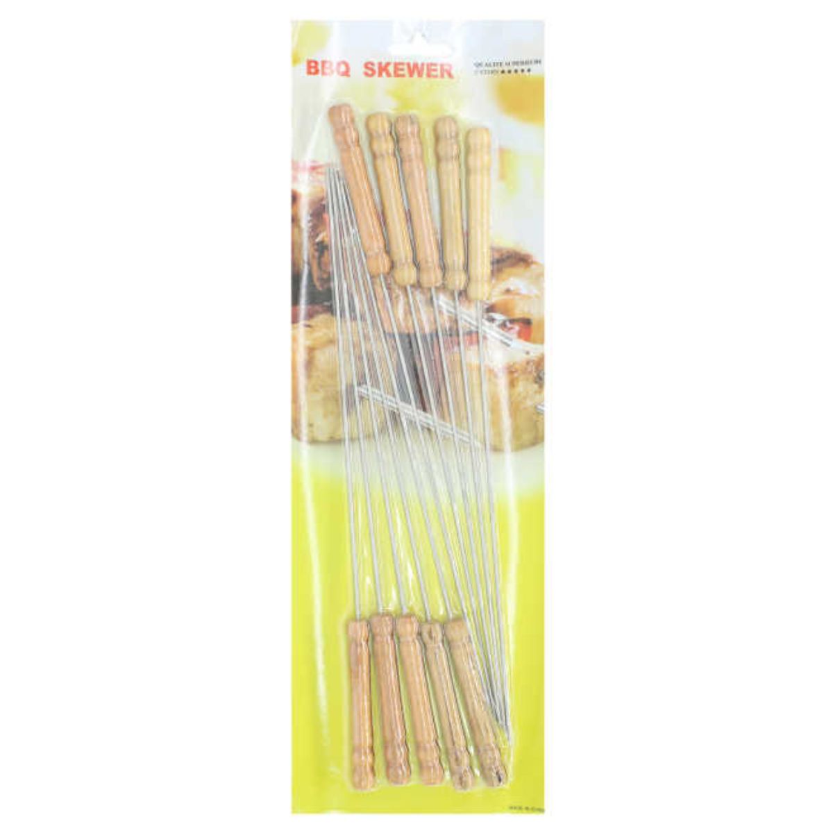 Set de Pinchos de Aguja con Mango de Madera - 10 Piezas