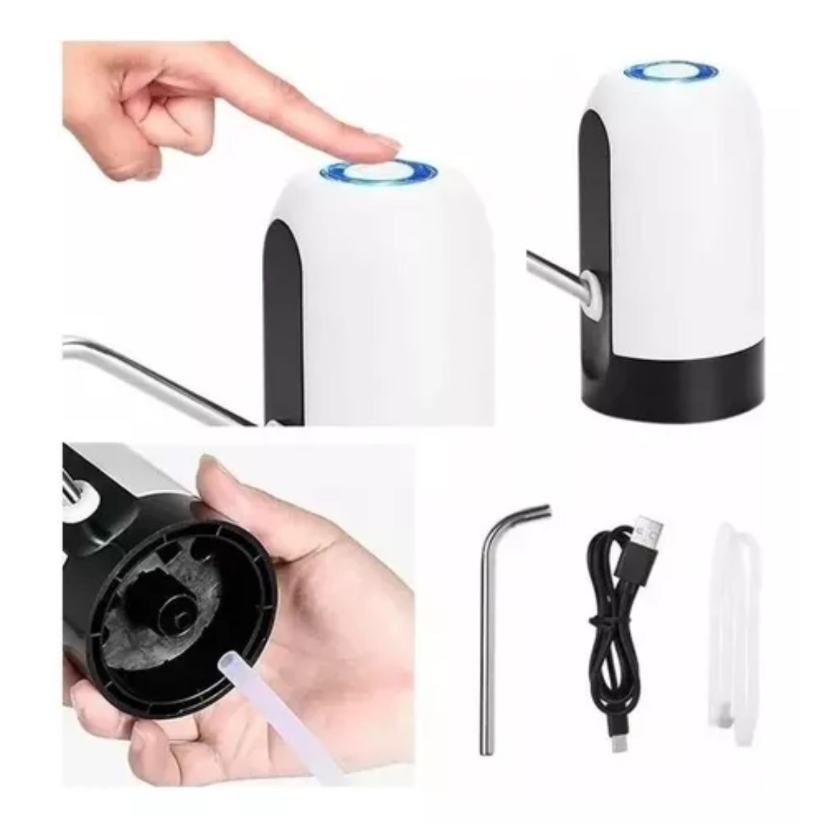 Dispensador De Agua Recargable USB Basico Botellon