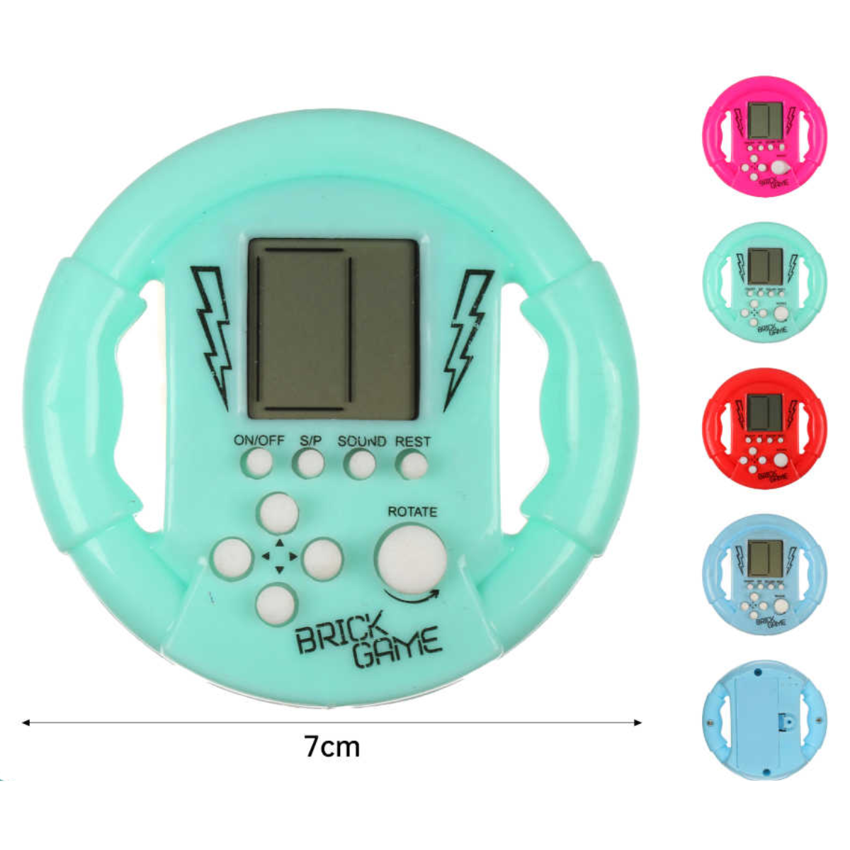 Consola Brick Game 9999 en 1 Forma de Volante