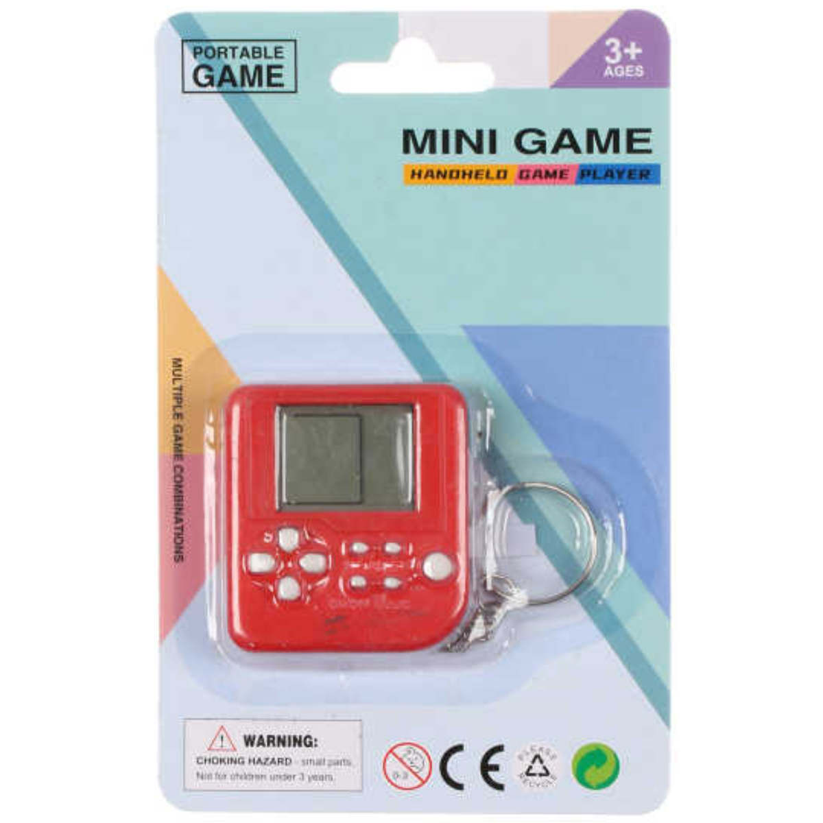 Llavero Mini Máquina de Juegos Handheld Game Player