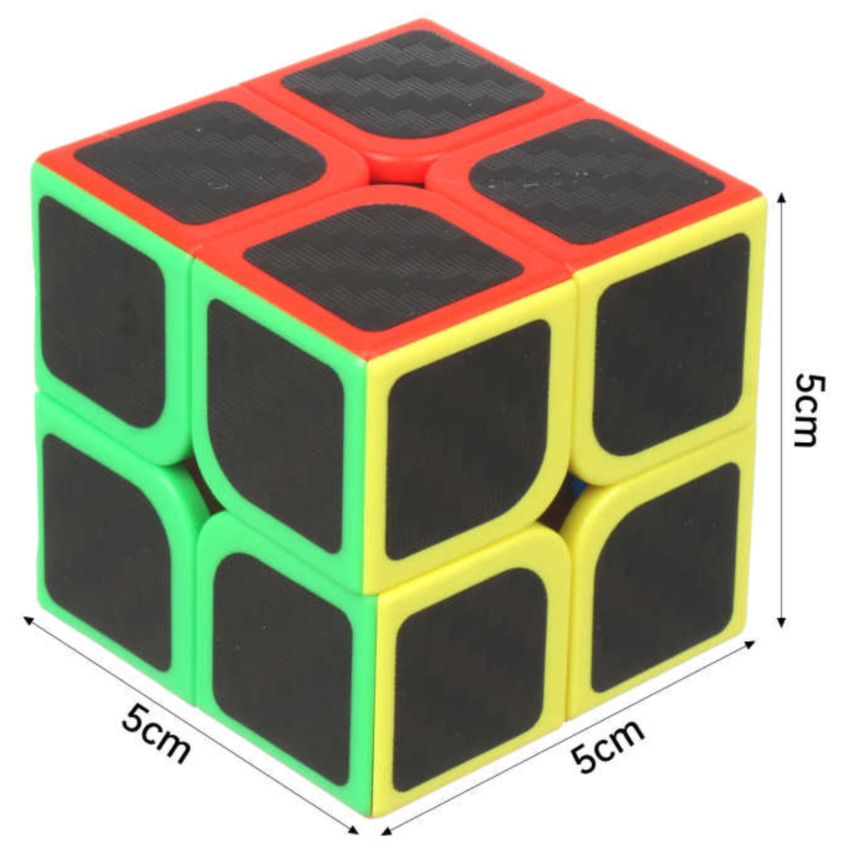 Magic Cube 5cm - Diseño en Fibra de Carbono