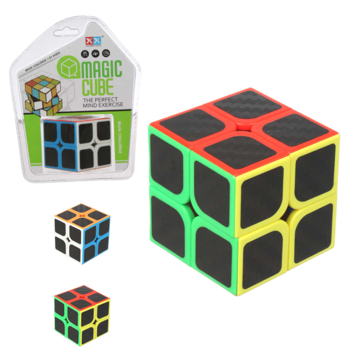 Magic Cube 5cm - Diseño en Fibra de Carbono