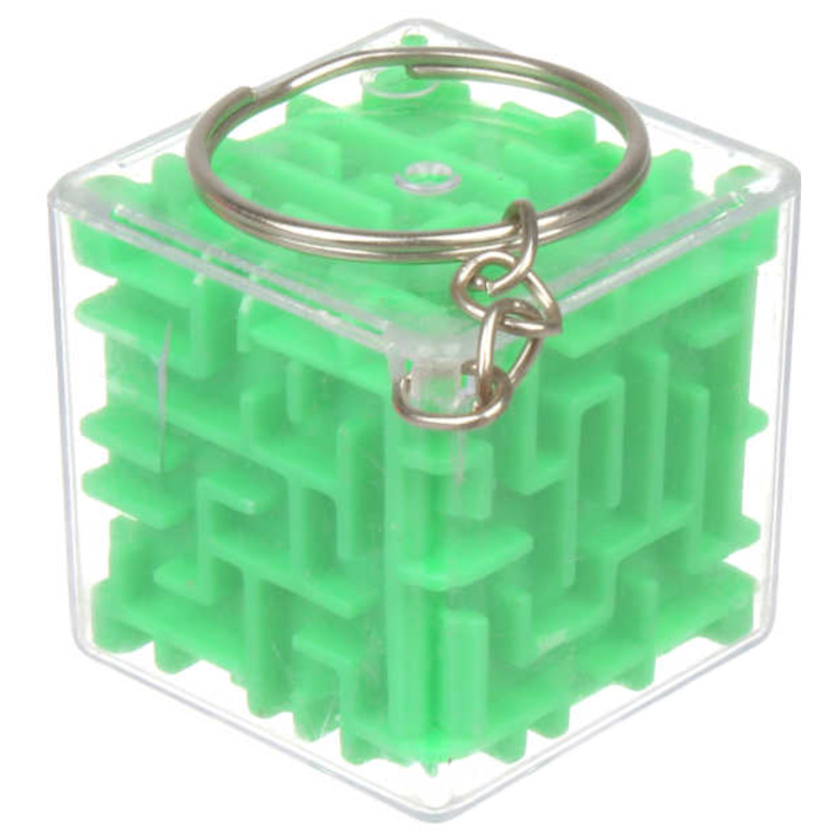 Magic Cube con Mini Laberinto - Llavero en Colores Variados para Desafíos Divertidos