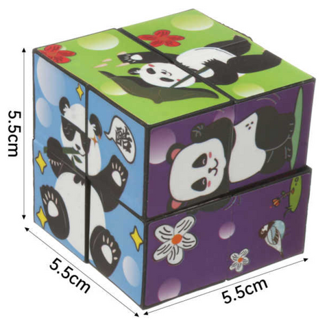 Magic Cube Rubik Estrella Diseño Panda 5.5cm