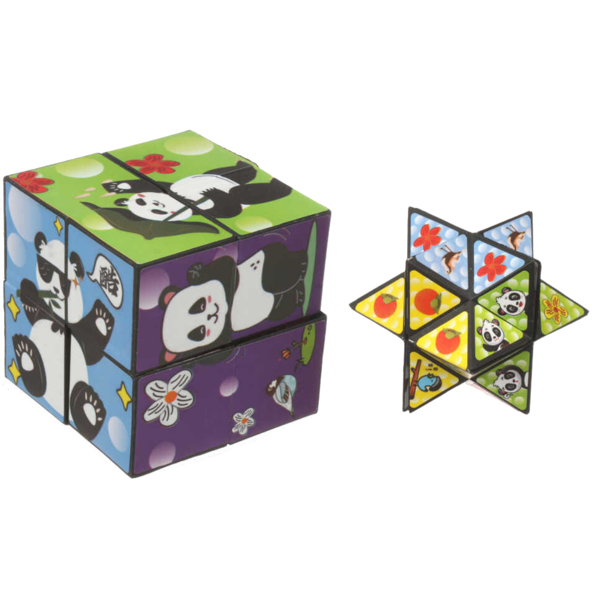 Magic Cube Rubik Estrella Diseño Panda 5.5cm