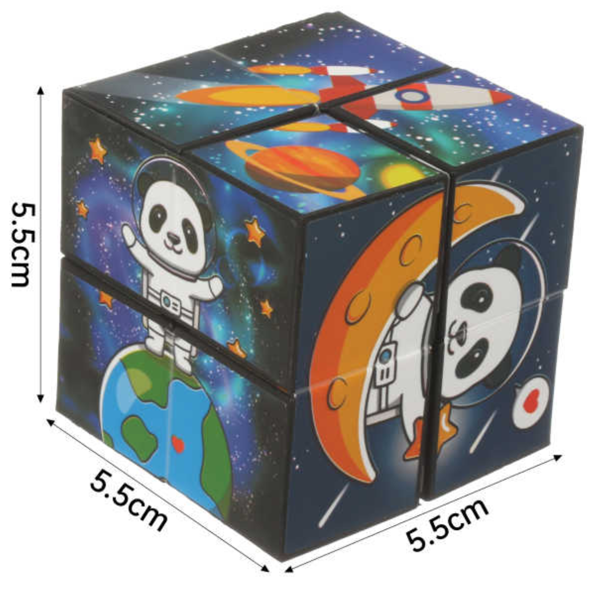 Magic Cube Cubo Rubik 5.5cm con Diseño de Astronauta