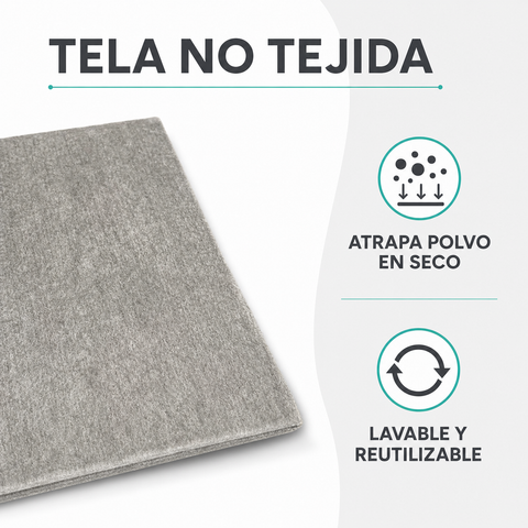 Características del paño de tela no tejida lavable y reutilizable