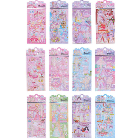 Serie de Stickers para Cambiar de Ropa - Niñas Creativas