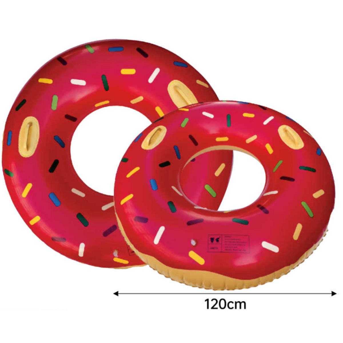 Flotador en Forma de Donut con Asas (120CM) - Diversión y Comodidad en el Agua