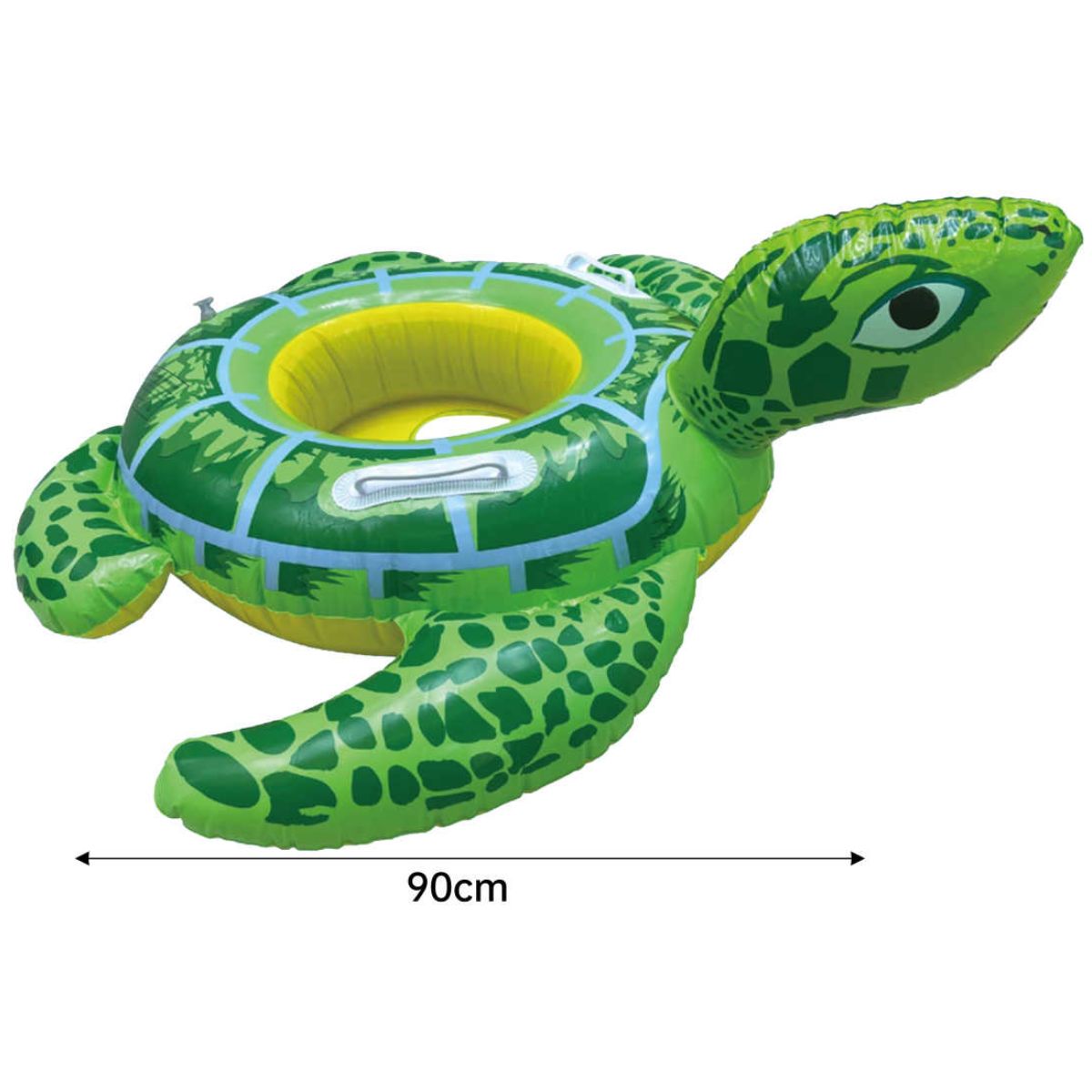 Flotador en Forma de Tortuga de 90 cm - Diversión y Seguridad en el Agua