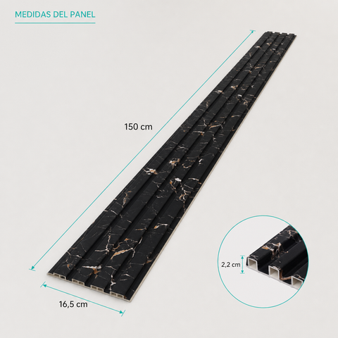 Medidas Wall Panel TD41652 150 x 16,5 x 2,2 cm