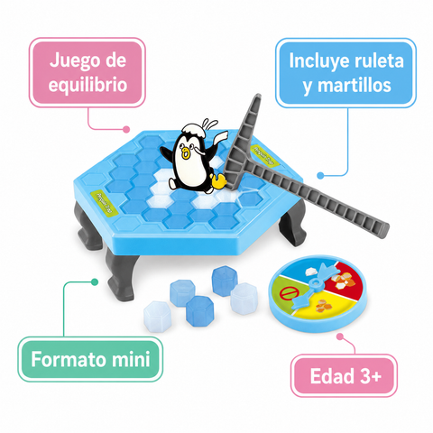 Características del mini juego rompe hielo