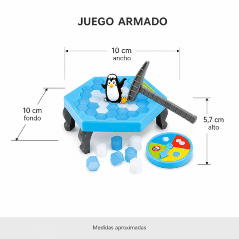 Medidas del mini juego rompe hielo