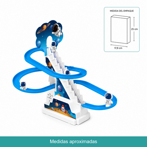Medidas de la pista eléctrica espacial