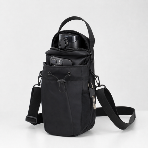 Compartimentos del bolso porta botella para gimnasio