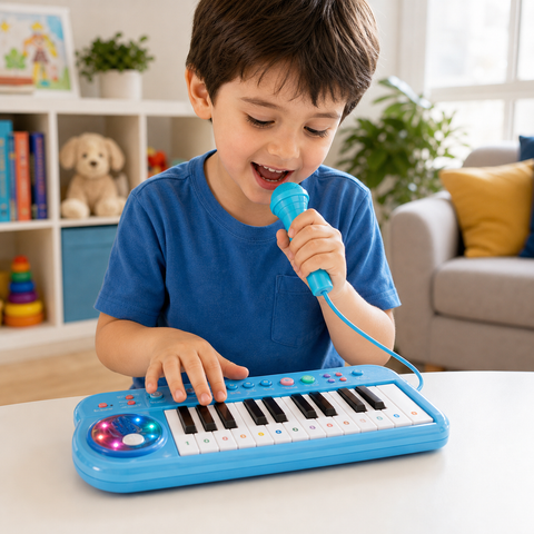 Piano Infantil con Micrófono | Teclado Musical para Niños