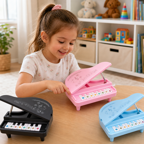 Mini Piano Infantil de Colores | Teclas Musicales para Primer Aprendizaje
