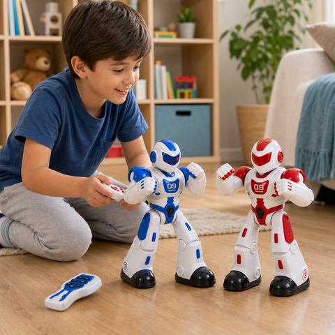 Robot Inteligente Programable | Control Remoto y Juego Interactivo