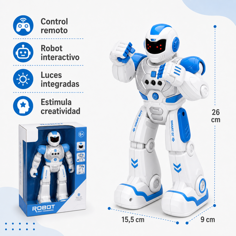 Robot Programable Infantil con Control Remoto | Juego Interactivo para Niños