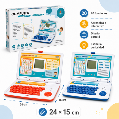 Computador Infantil Educativo | Laptop de Aprendizaje con Actividades