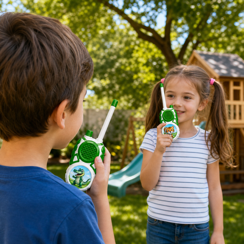 Walkie Talkie Infantil de Animales | Comunicación y Juego al Aire Libre