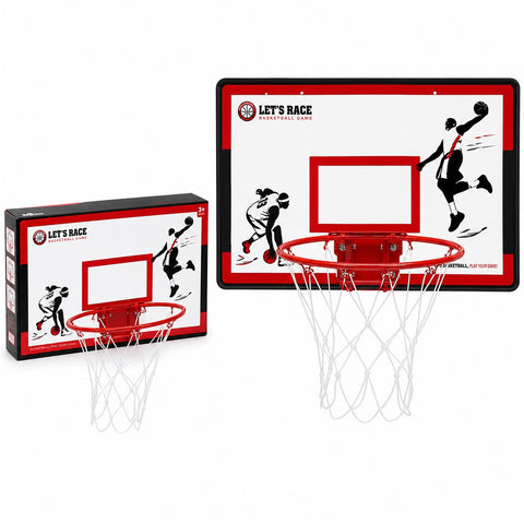 Aro de Basquet Infantil para Puerta o Muro | Tablero con Red | Juego Activo