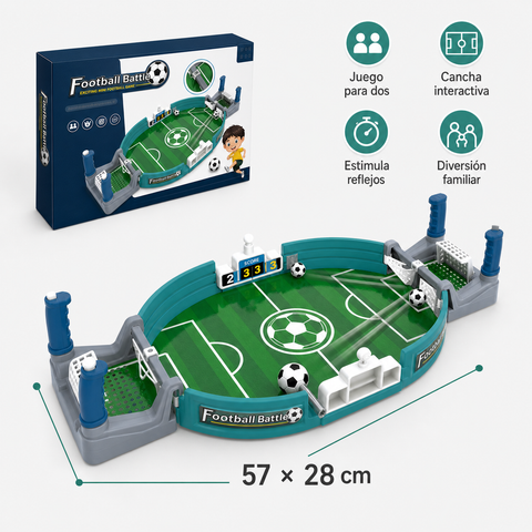 Juego de Fútbol de Mesa Infantil | Cancha Interactiva | Diversión Competitiva