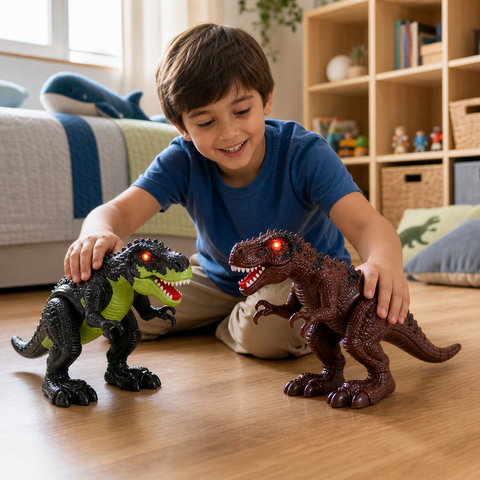 Tiranosaurio Eléctrico Infantil | Dinosaurio con Movimiento | Juego Jurásico