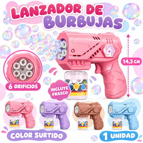 Características del lanzador de burbujas TD44185