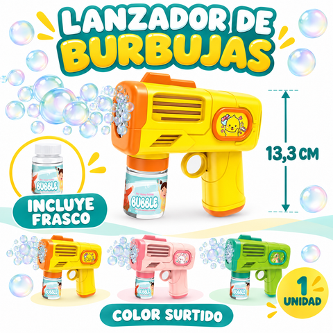Características del lanzador de burbujas TD44186
