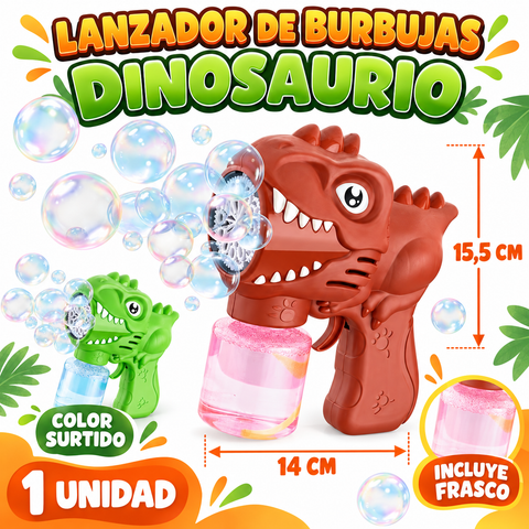 Características del lanzador de burbujas dinosaurio TD44187