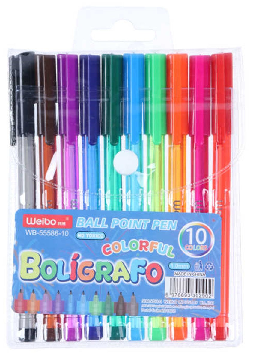 Boligrafos De Colores