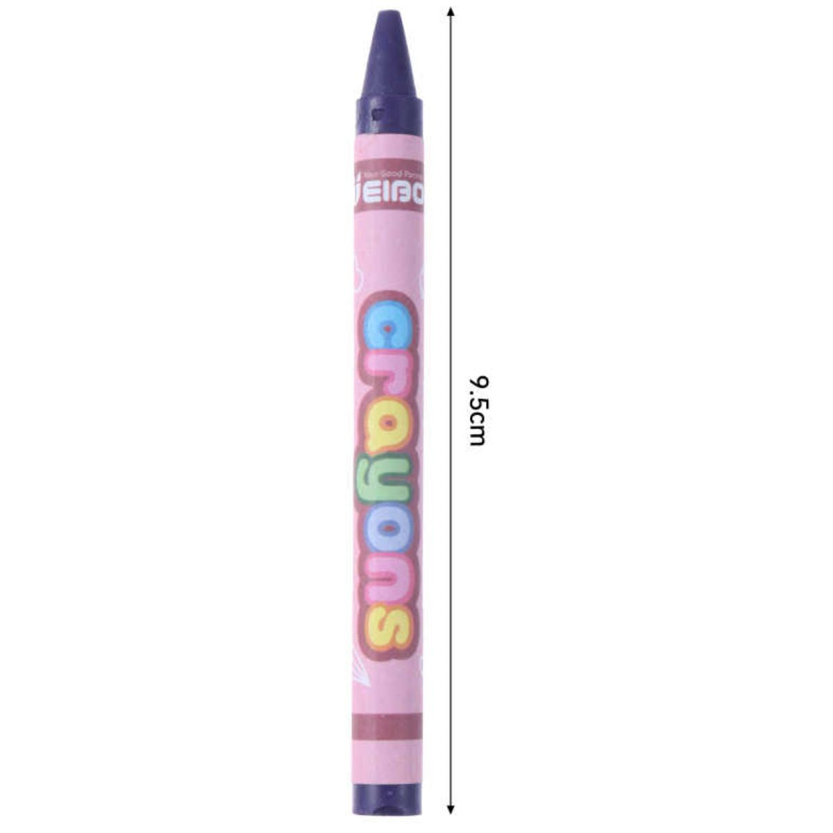 Set De Crayones 24 Piezas Colores Escolar Weibo