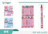 Set Crayones 24 Colores Escolar Weibo