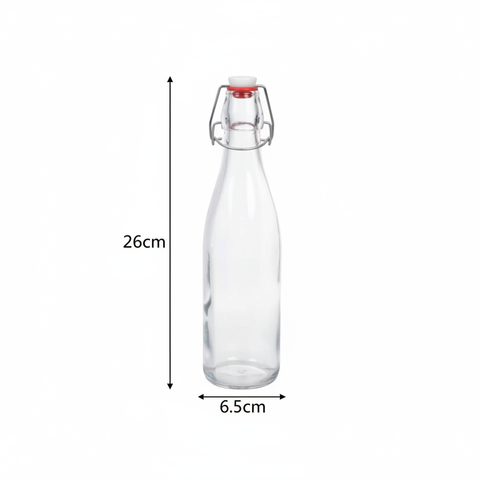 Botella 500ml hermética con medidas - fondo blanco