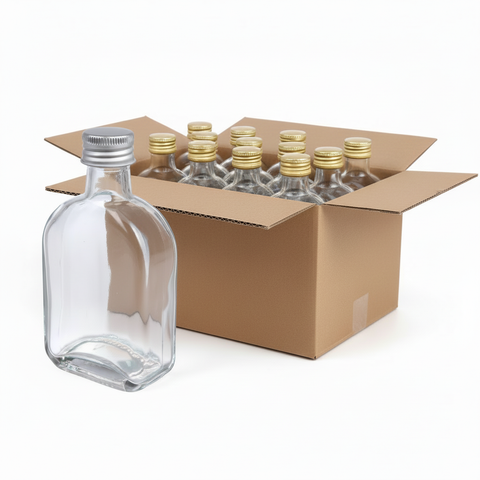 Botella con caja sin medidas