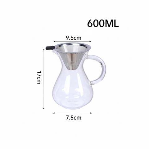 Cafetera Chemex 600ml - Medidas
