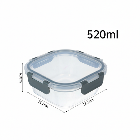 Contenedor 520ml con medidas