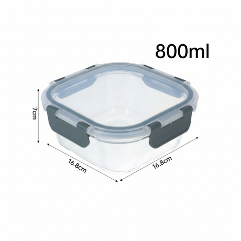 Contenedor 800ml con medidas