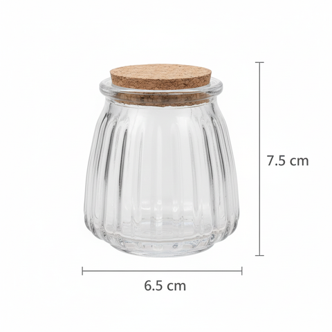 Frasco 150ml con Medidas 6.5cm x 7.5cm