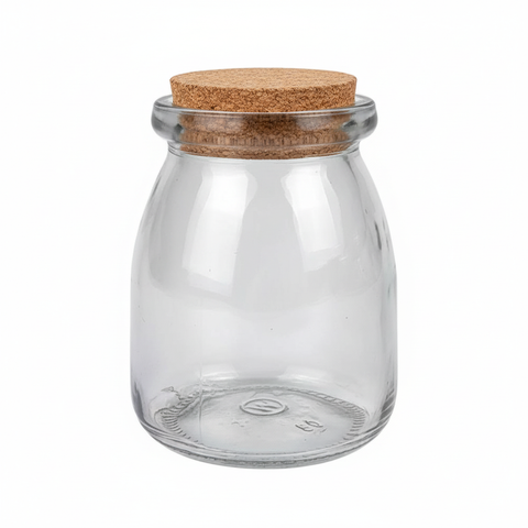 Frasco de Vidrio con Corcho 200ml
