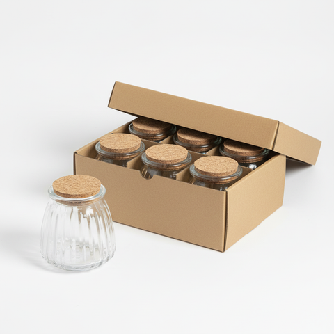 Frasco Individual y Caja Pack 6 Unidades