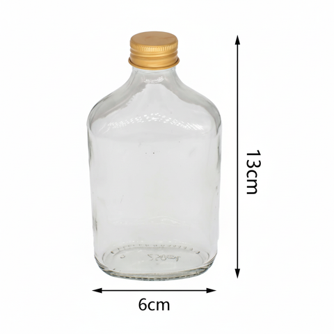 Dimensiones botella 100ml - 13cm alto x 6cm ancho