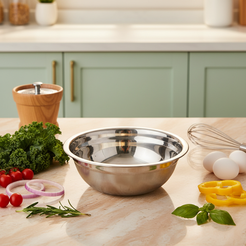 Bowl Metálico 28cm - Fondo Atractivo