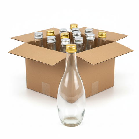 Pack de 20 botellas de vidrio 100ml con caja