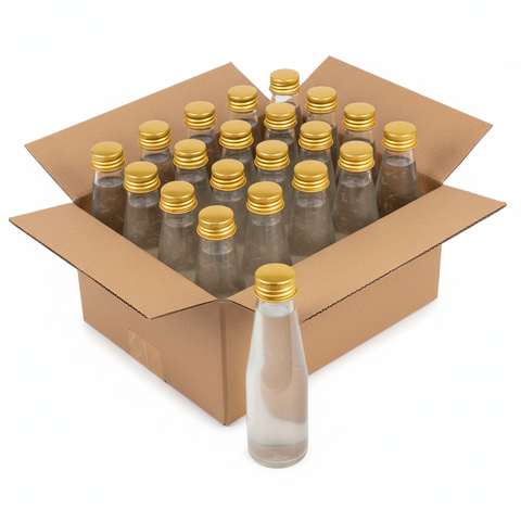 Pack de 24 botellas en caja con botella principal al frente