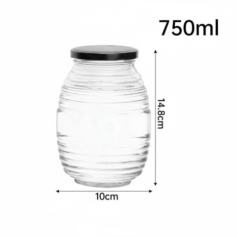 Medidas del frasco: 14.8cm alto x 10cm ancho
